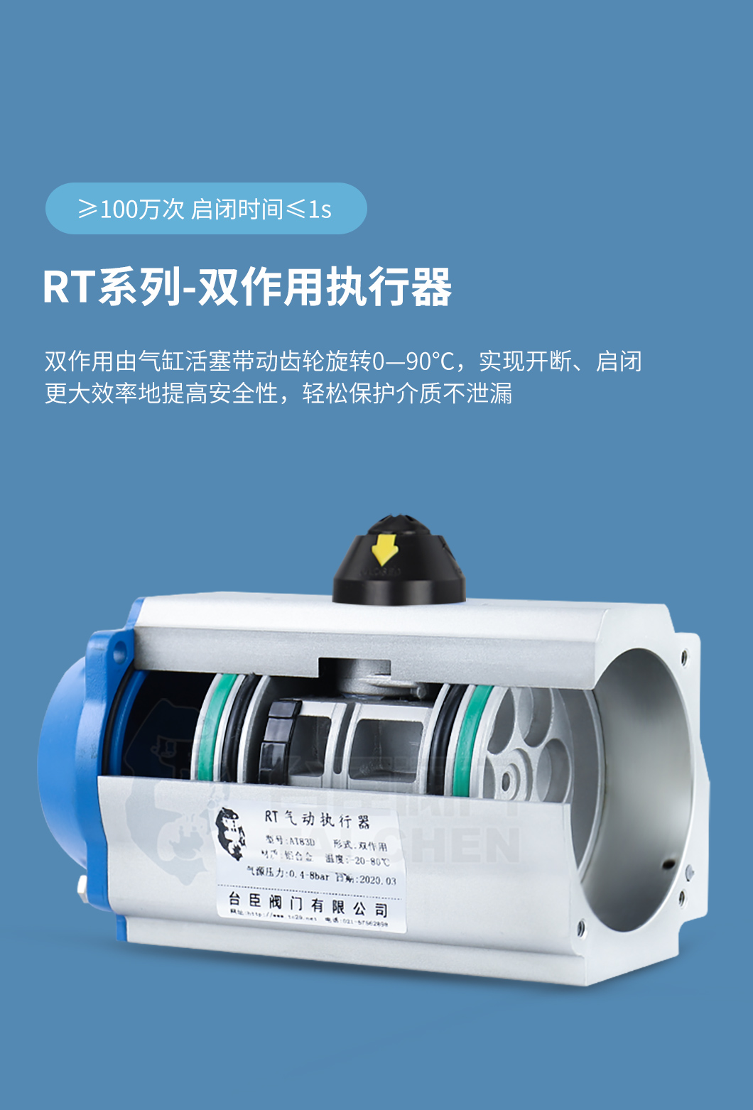 D671X氣動對夾蝶閥